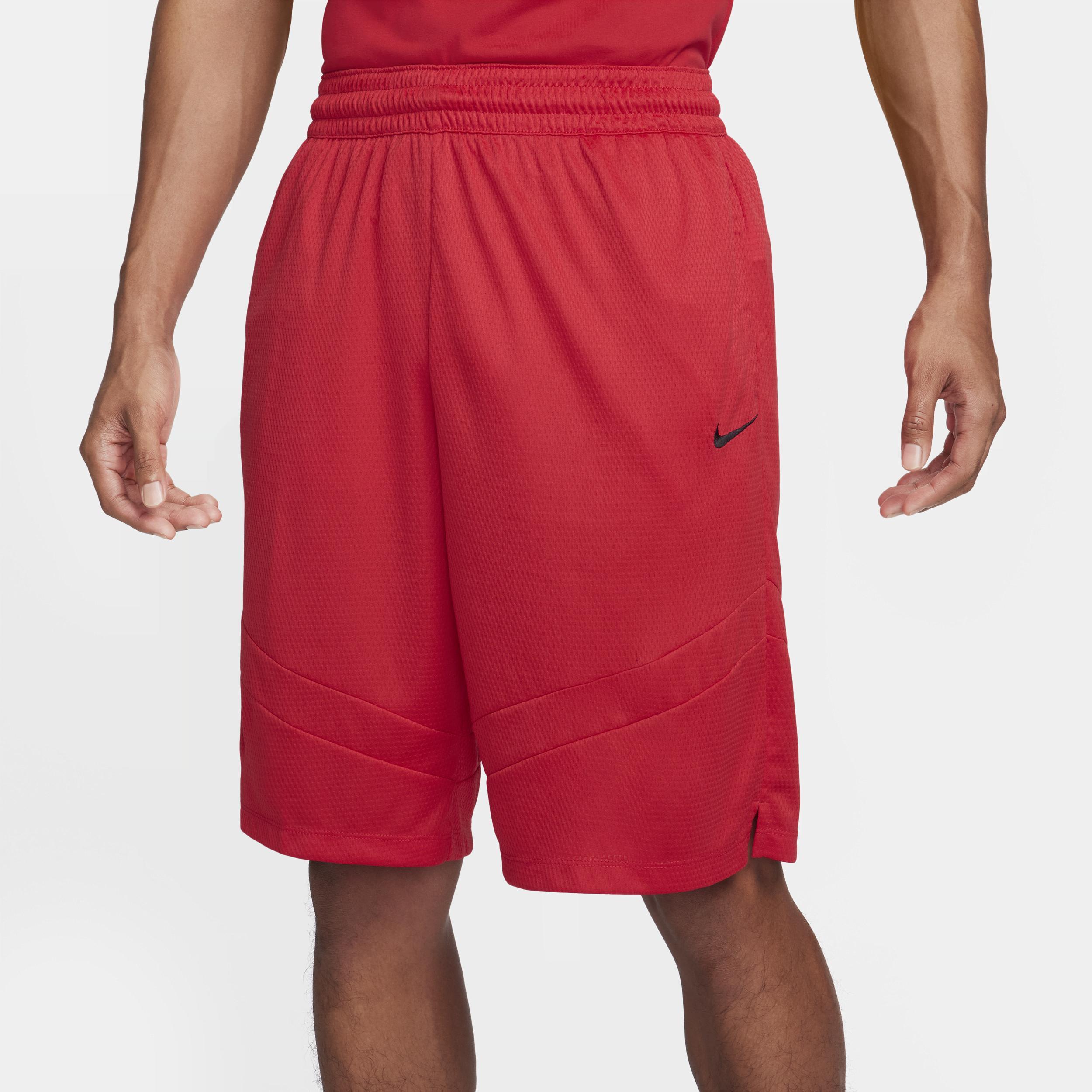 Men's Nike Dri-FIT Icon 11-in. Basketball Short, Size: Medium, University Red Black Product Image