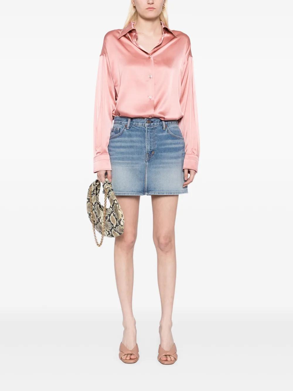 denim skirt Product Image
