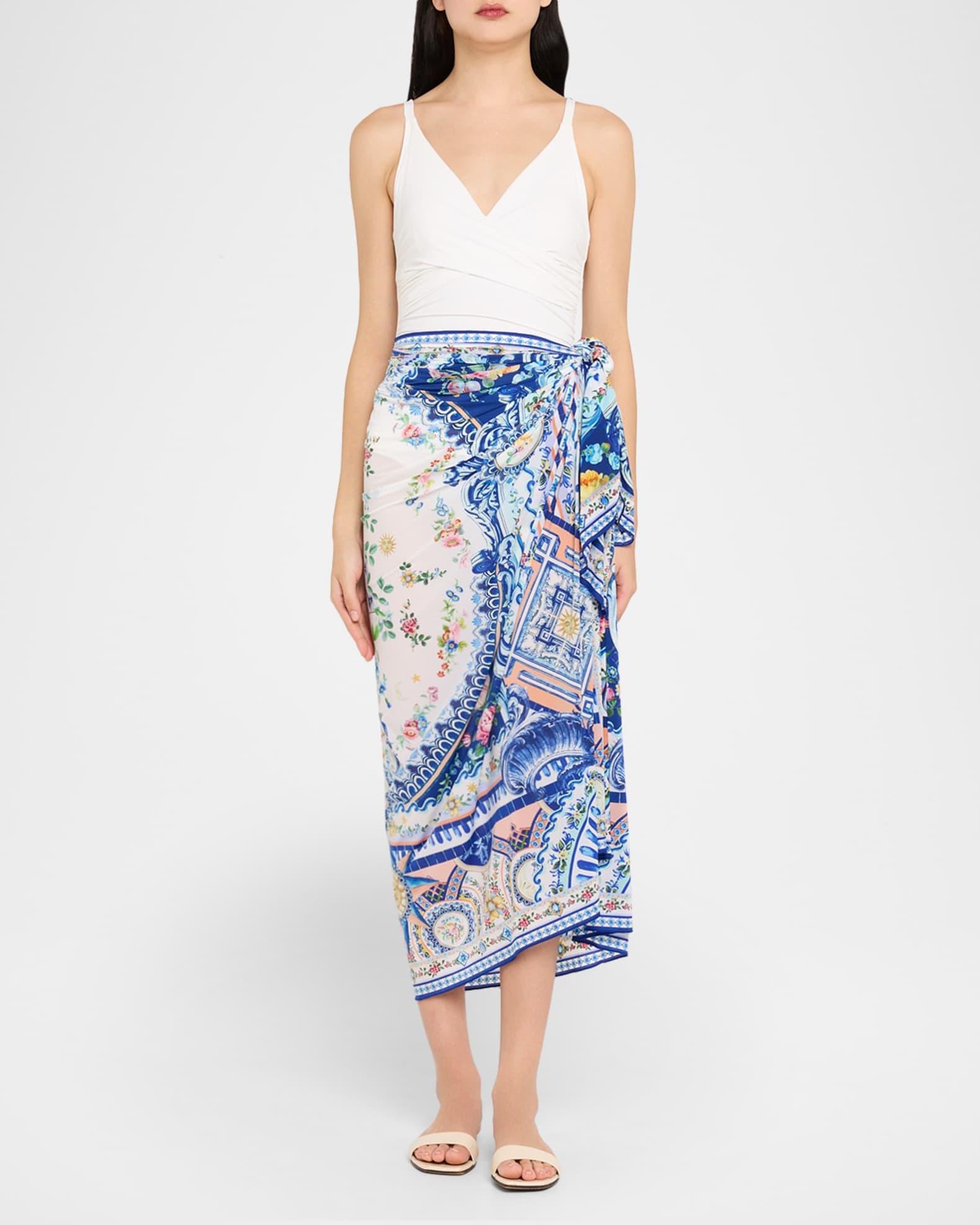 Tiles Darls Long Sarong Coverup Product Image