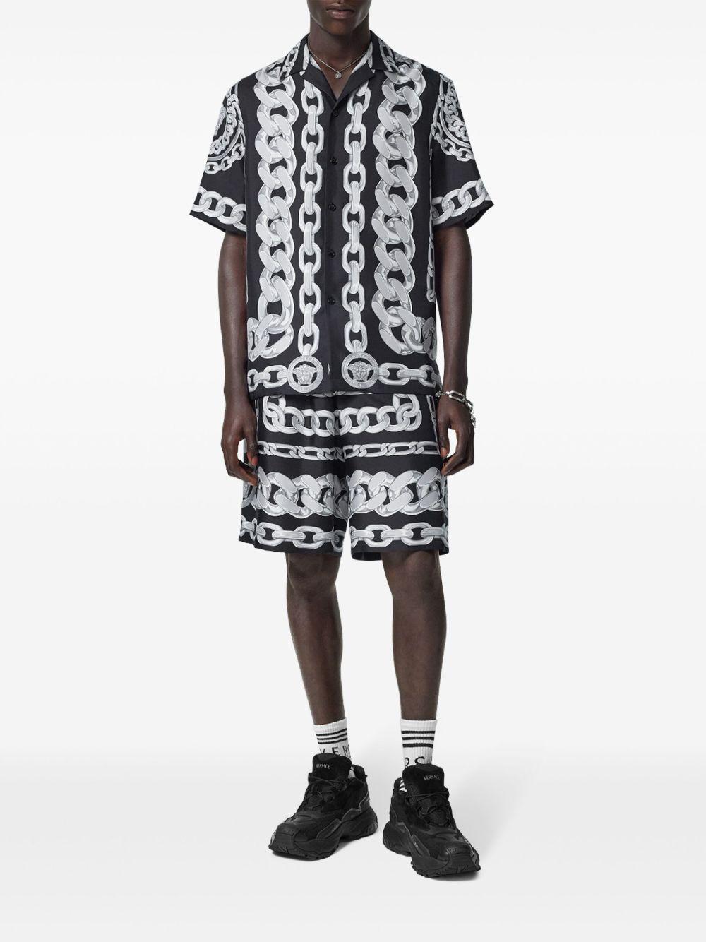 Medusa Chains silk shirt Product Image