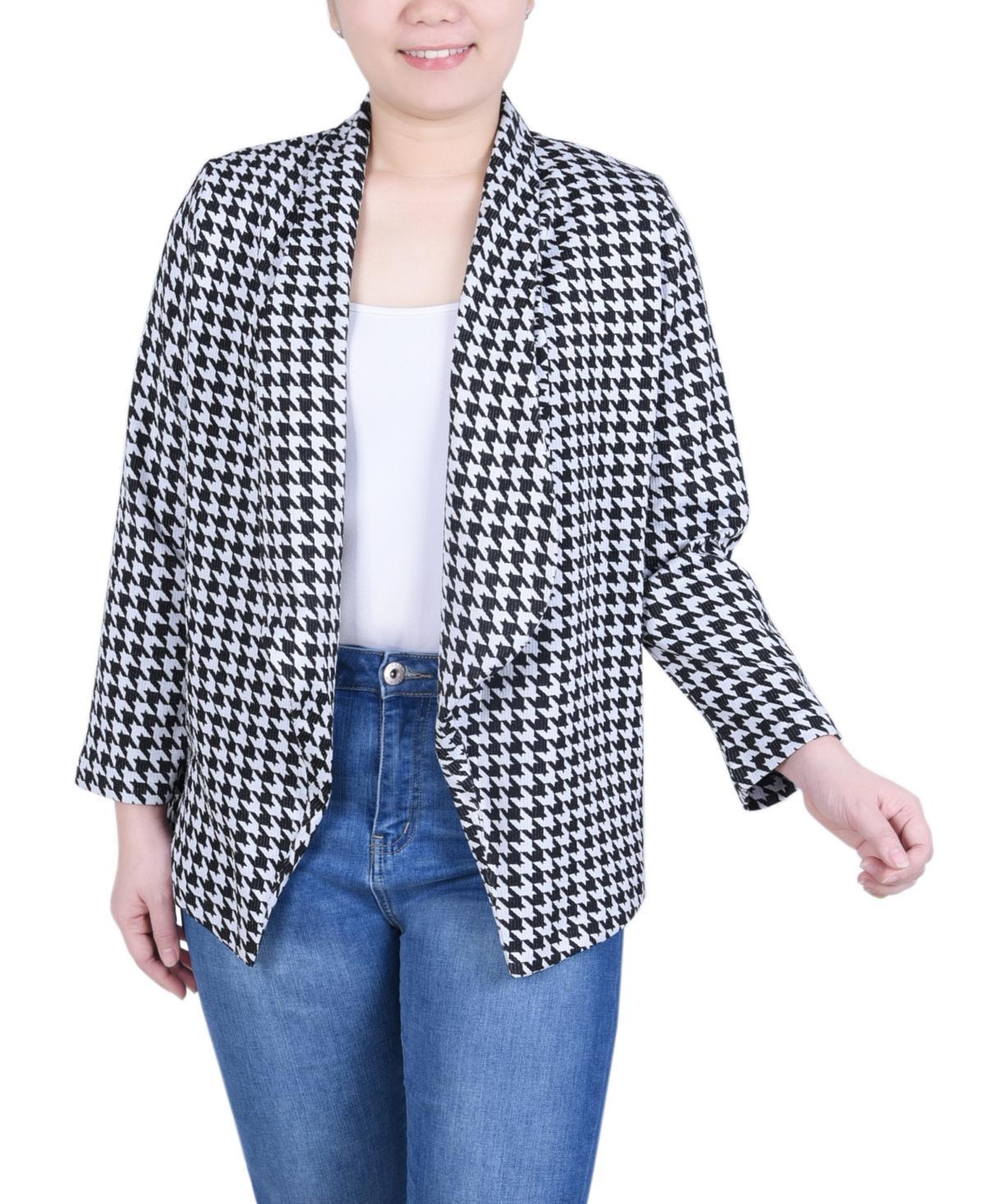Ny Collection Petite Long Sleeve Ponte Jacket Product Image