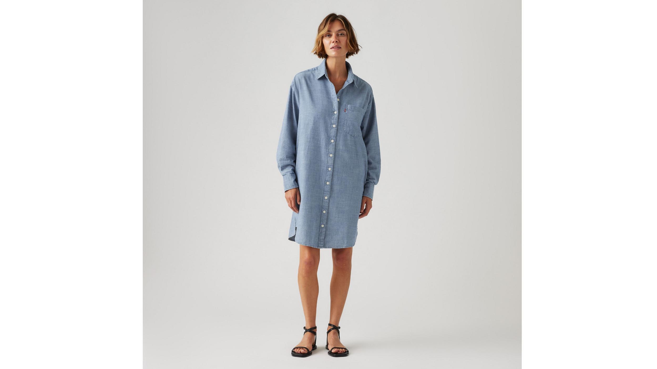 Harlie Boyfriend Shirt Dress Product Image