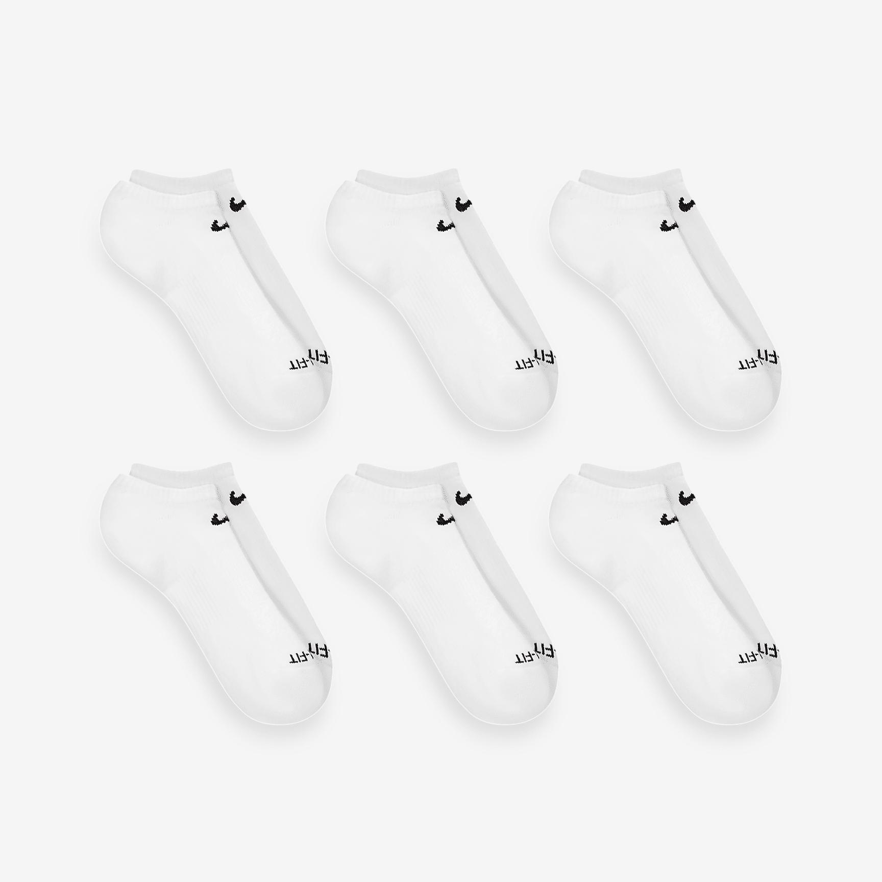 Nike Men's Everyday Plus Cushioned Training No-Show Socks (6 Pairs) Product Image