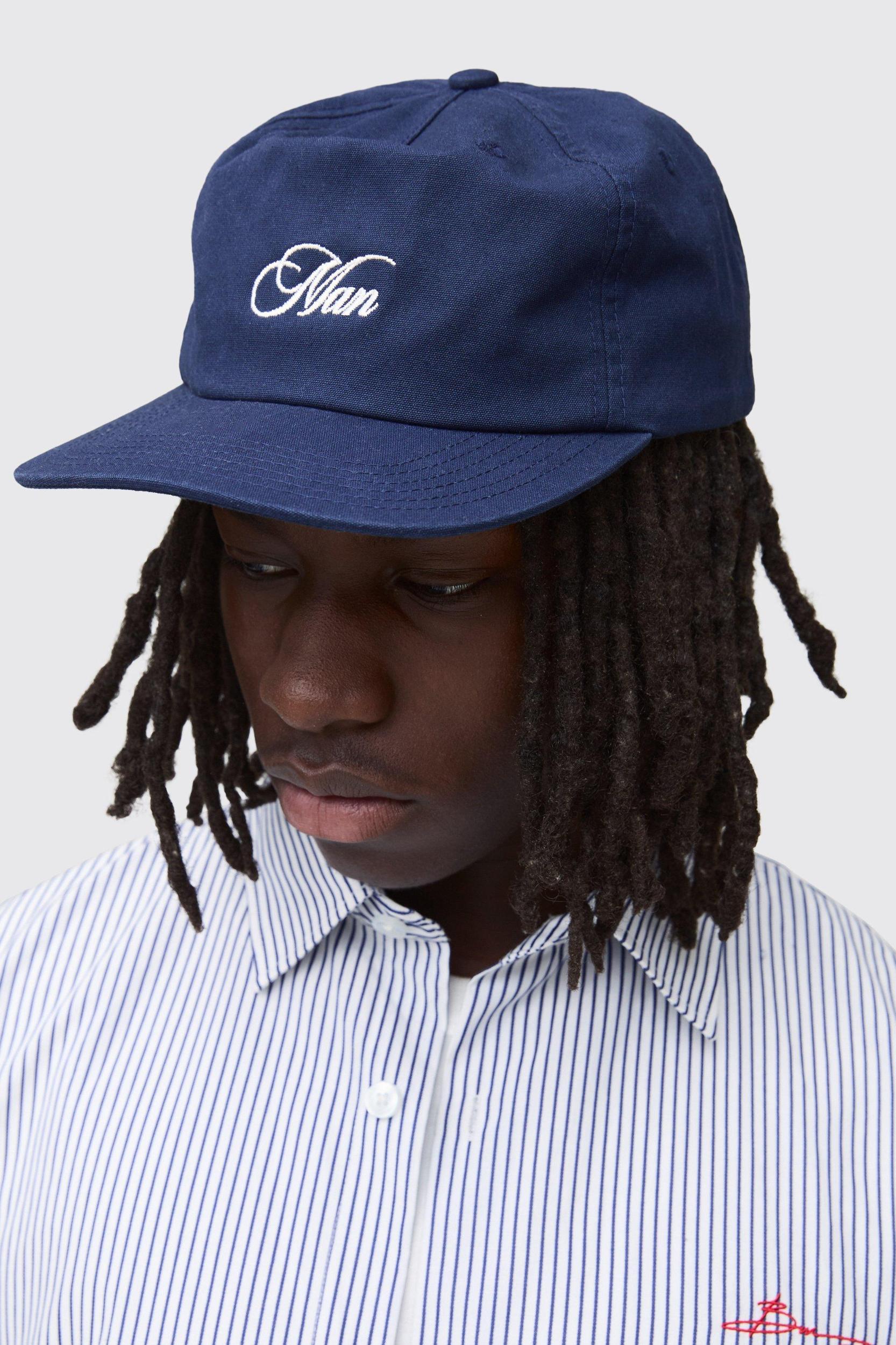 MAN Embroidered Cap | boohooMAN USA Product Image