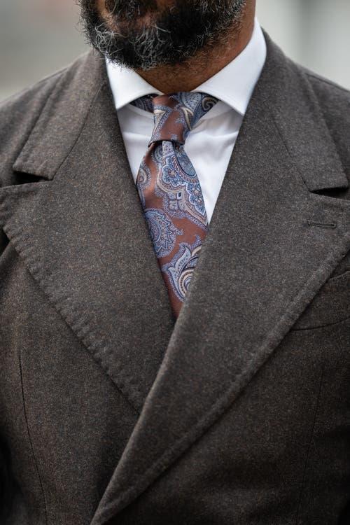 Elizabetta Cortina - Silk Jacquard Tie for Men in Copper at Nordstrom Product Image