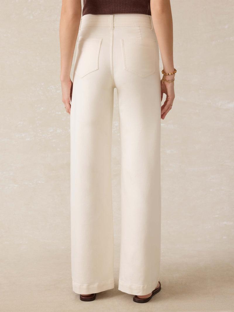 Stretch Terry Harbor Pant - Egret Product Image