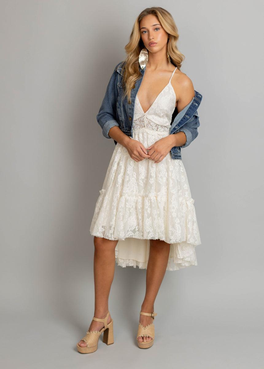 Marline Dress in Cream Female Product Image