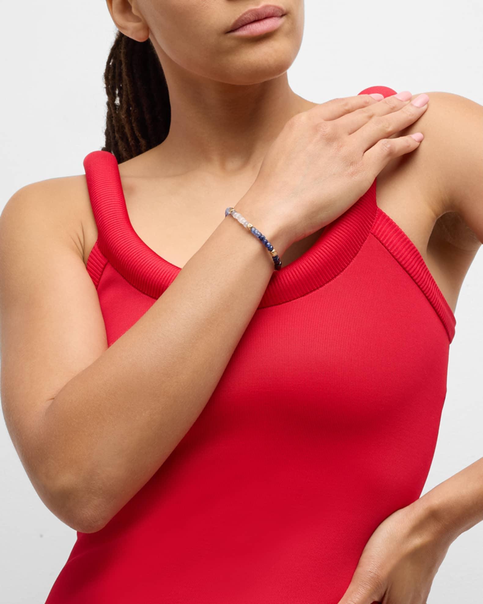 Jumbo Stone and Gold Bead Bracelet  Product Image