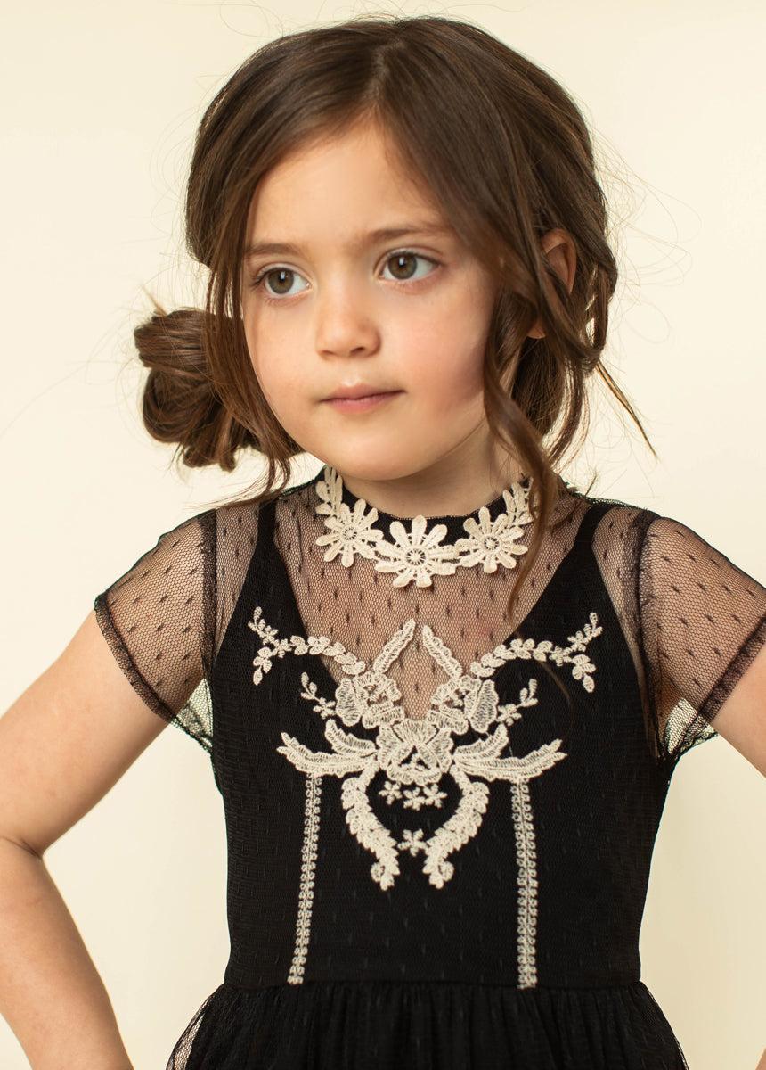 Jolie Dress in Black Girls Product Image