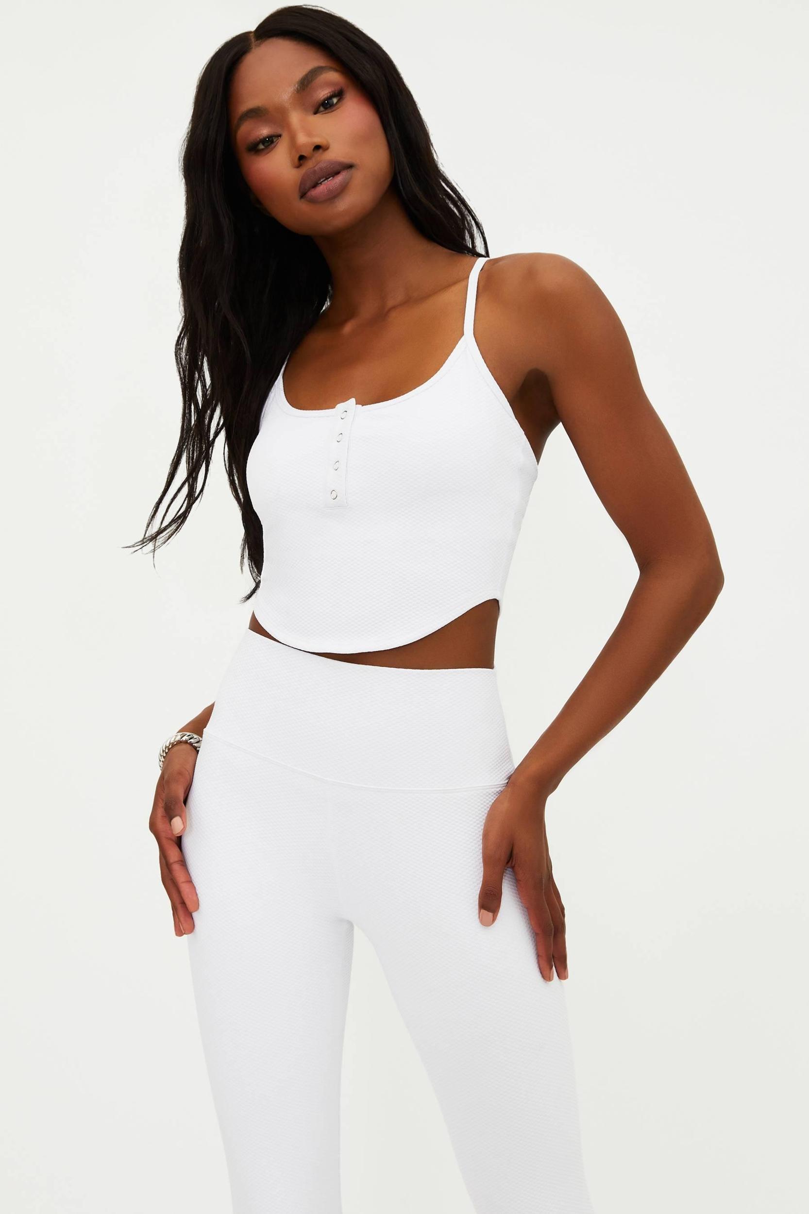Joelle Top White Waffle Product Image
