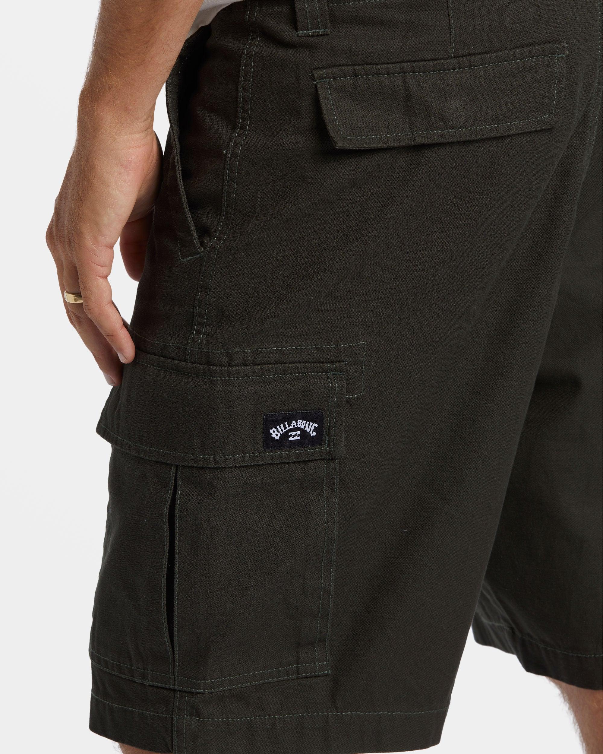 Combat Cargo Shorts - Dark Military Male Product Image