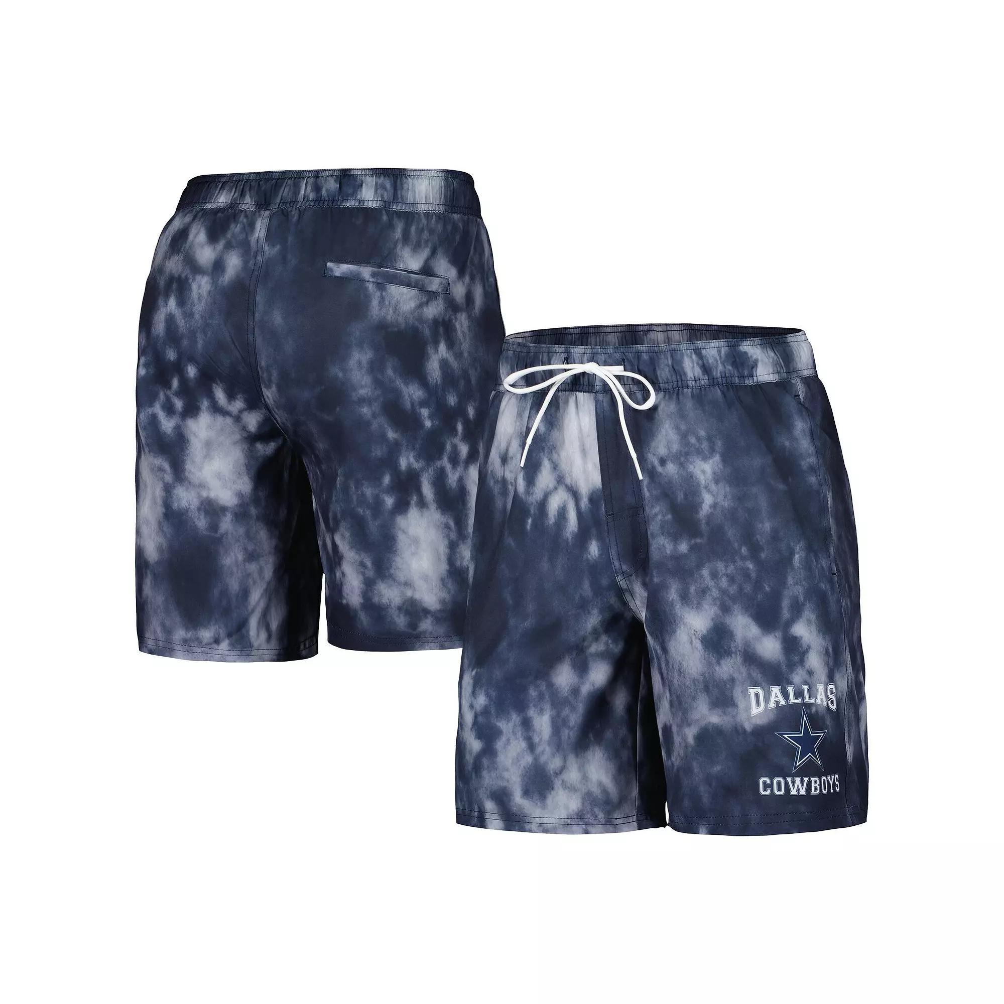 Men's G-III Extreme  Navy Dallas Cowboys Change Up Volley Swim Trunks, Size: Large, Blue Product Image