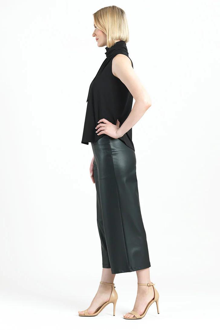 Mock Neck-Tie Detail Top Product Image