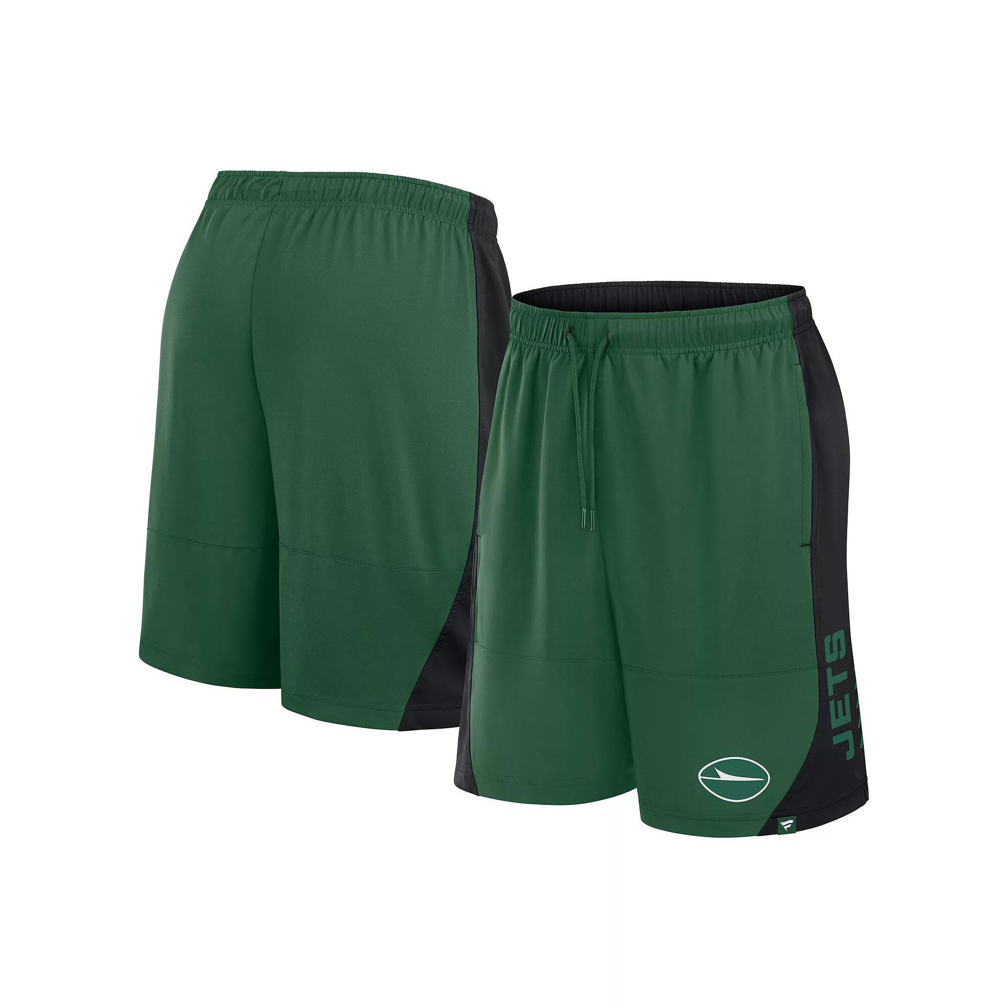 Men's Fanatics Green New York Jets No Defense Shorts, Size: Small Product Image
