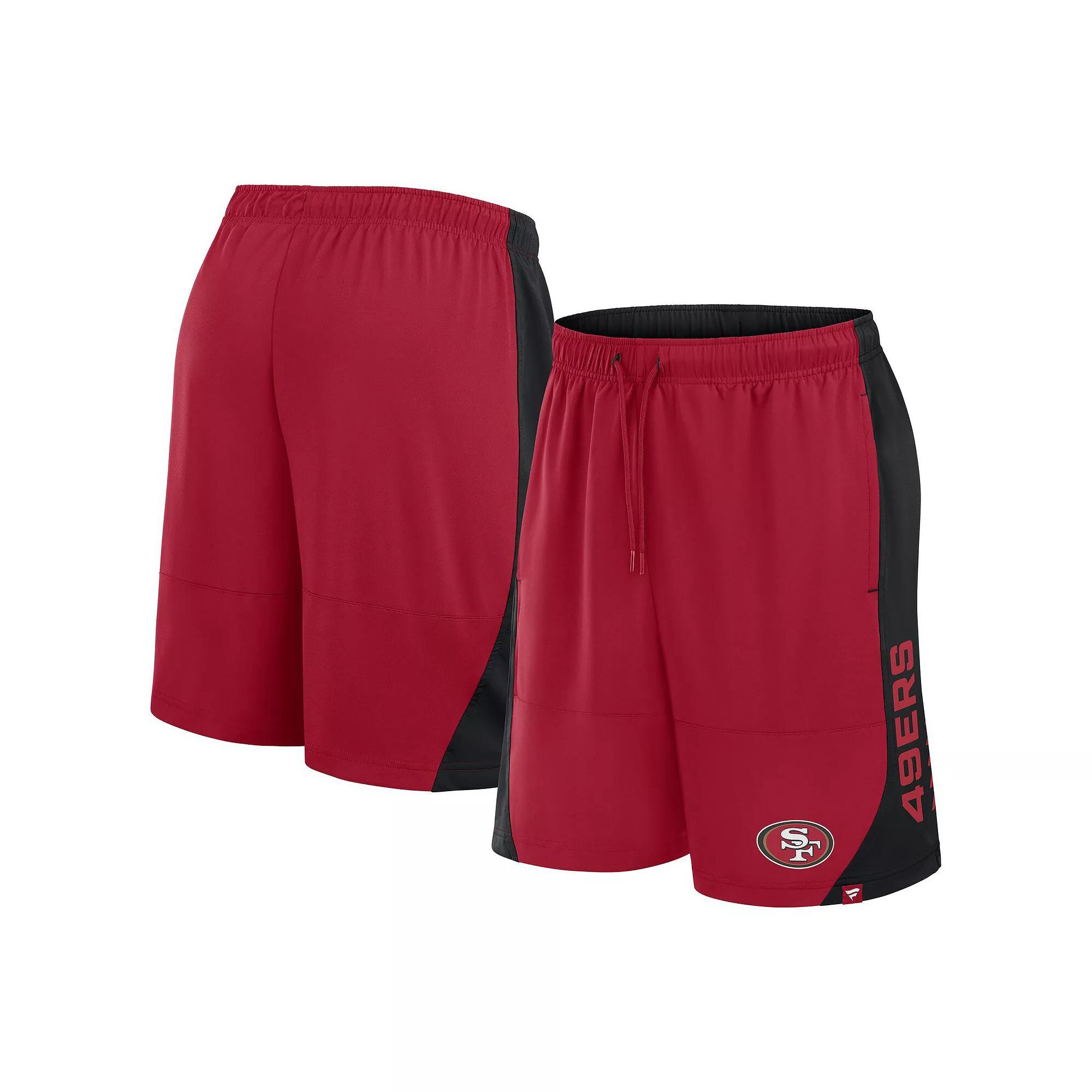 Men's Fanatics Scarlet San Francisco 49ers No Defense Shorts, Size: 2XL, Red Product Image