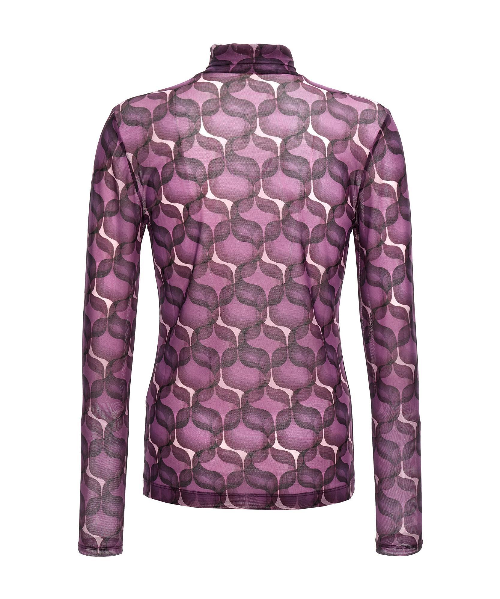 DRIES VAN NOTEN Heyze Long-sleeved Top In Multicolor Product Image