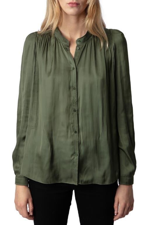 Zadig & Voltaire Tchin Satin Blouse Product Image