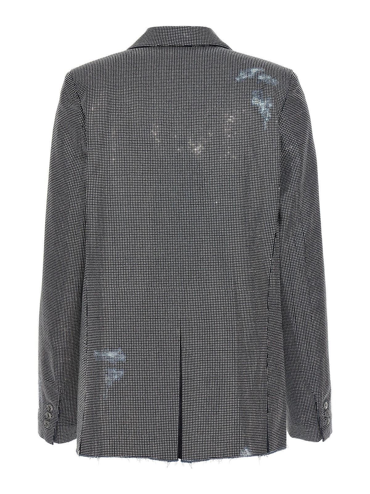 JW ANDERSON Studded Sb Blazer In Blue Product Image