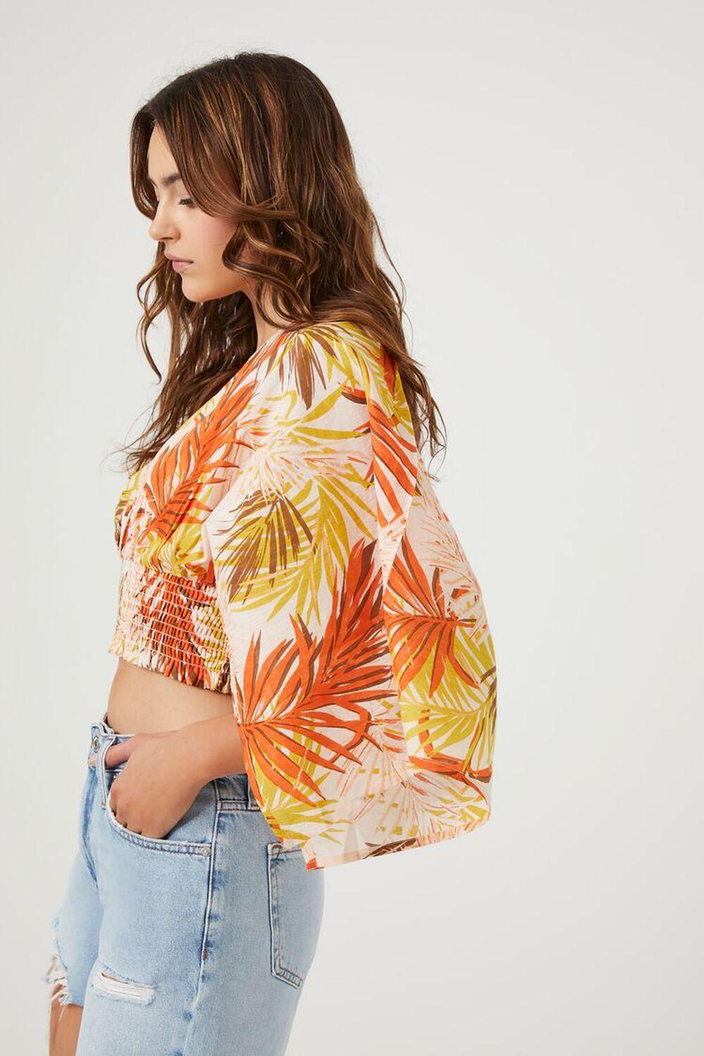Tropical Floral Print Crop Top | Forever 21 Product Image
