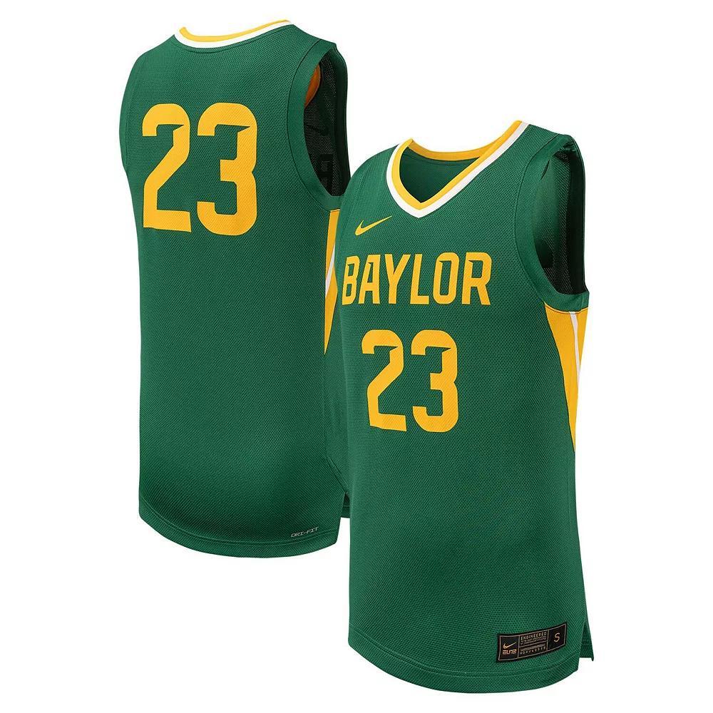 Men's Nike #23 Green Baylor Bears Replica Basketball Jersey, Size: Small, Bay Green Product Image