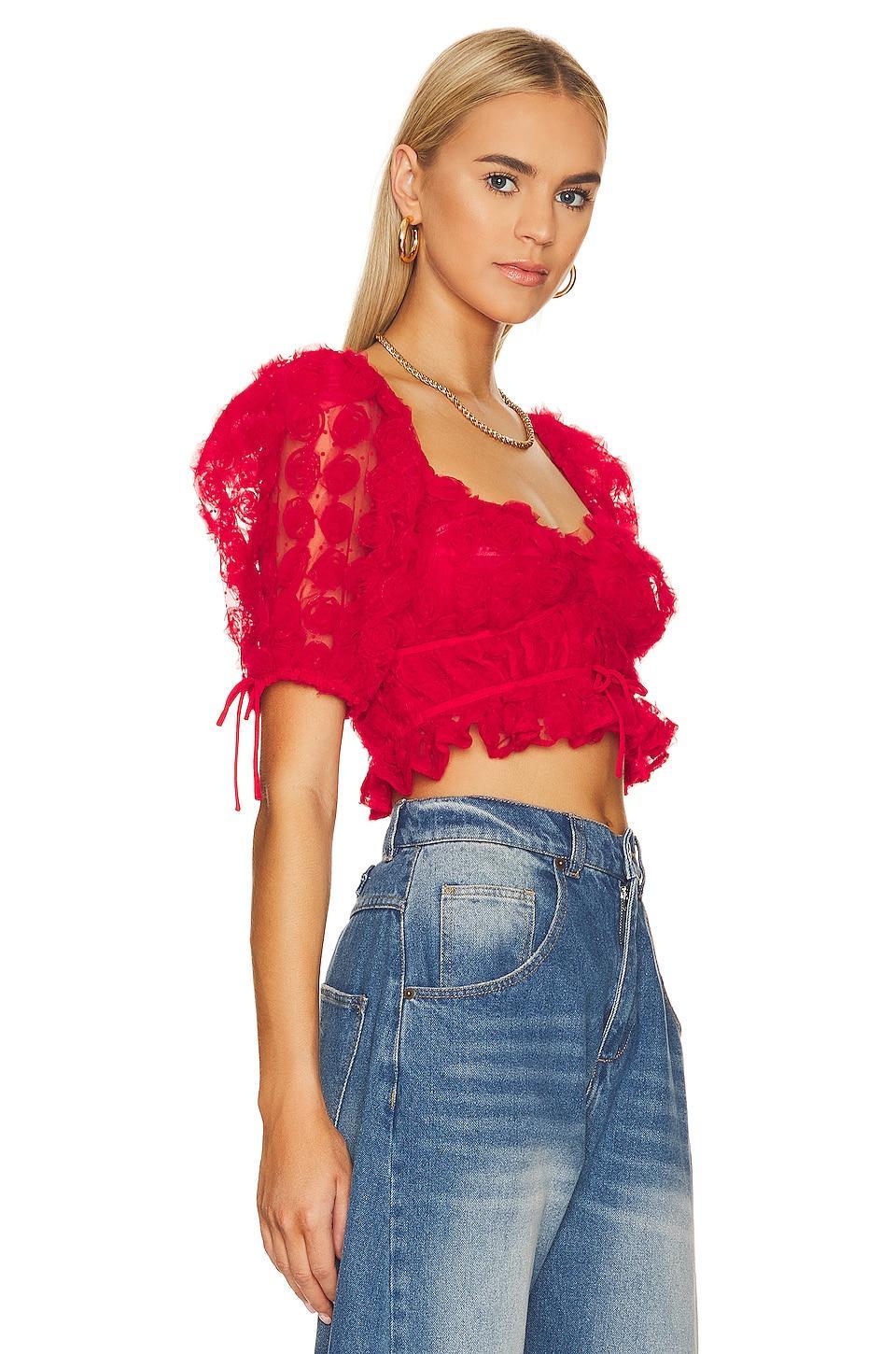 Hannah Crop Top For Love & Lemons Product Image