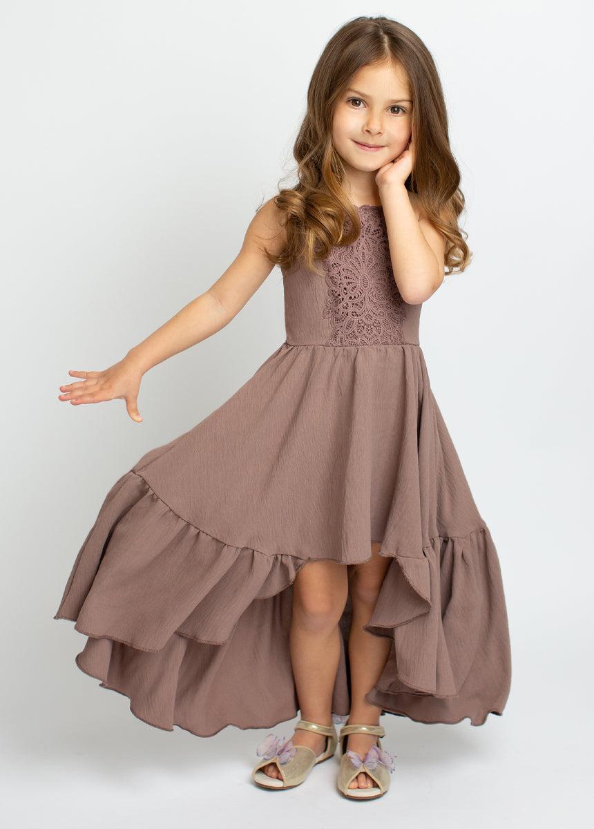 Amala Dress in Dusk Girls Product Image
