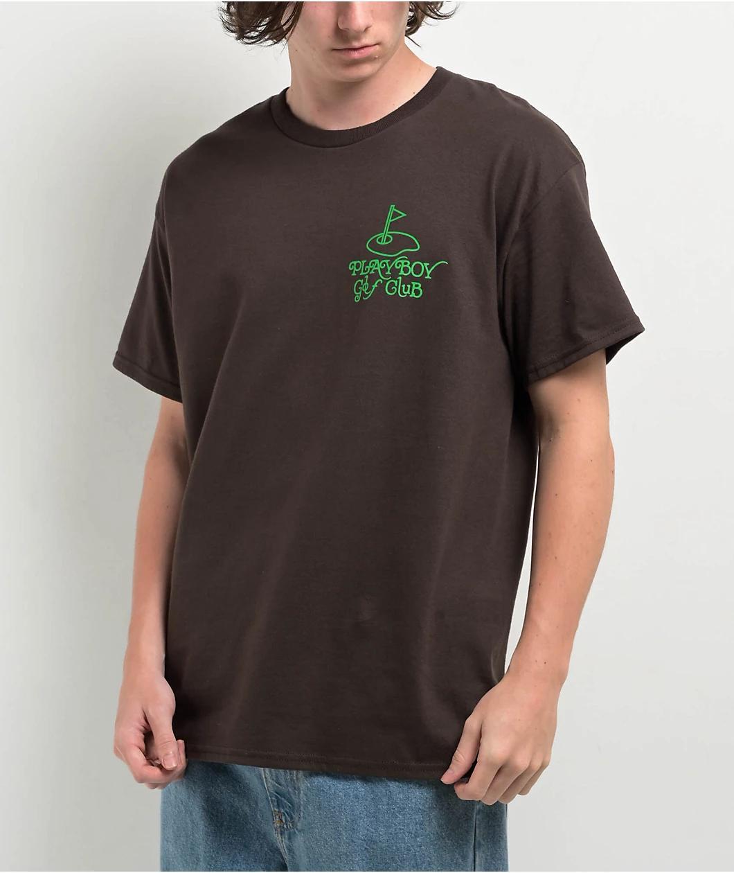 Color Bars x Playboy Bunny Hills Brown T-Shirt Product Image