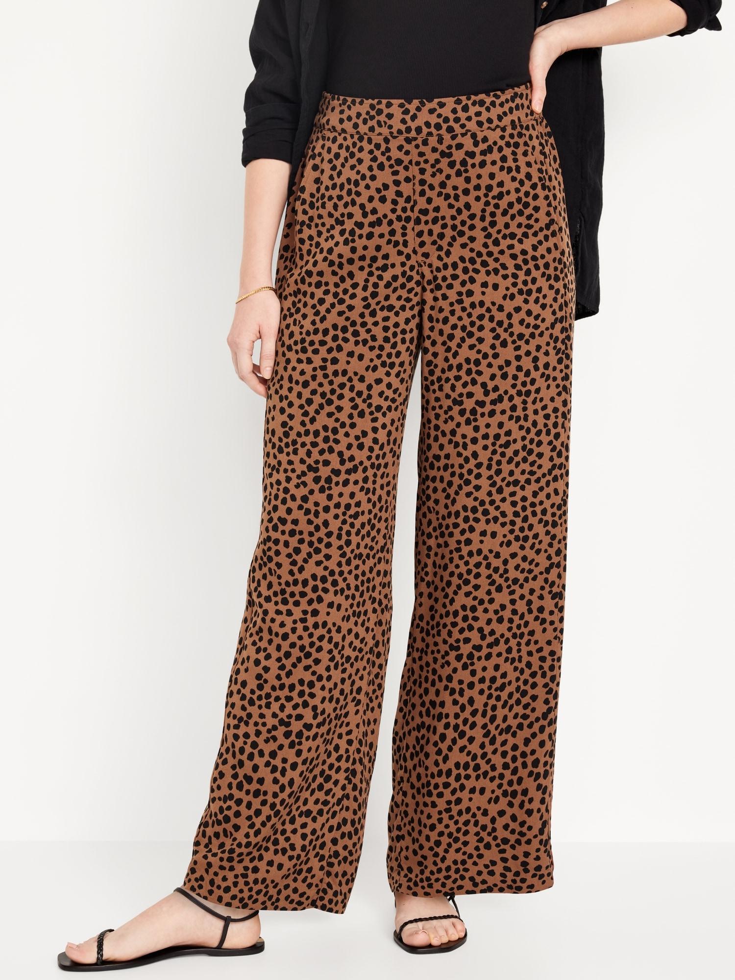 High-Waisted Playa Wide-Leg Pants Product Image