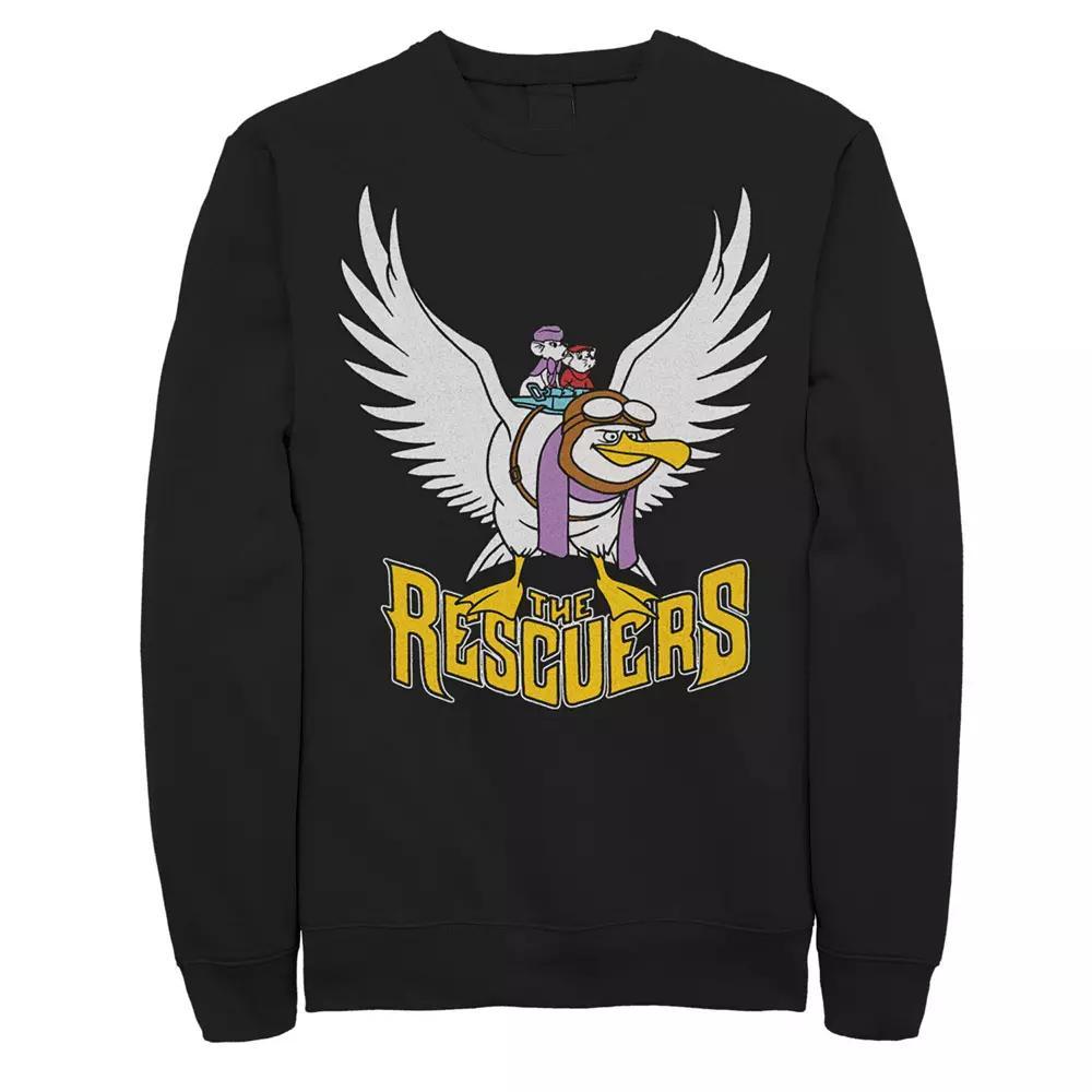 Disney's The Rescuers Orville Men's Ready For Flight Sweatshirt, Size: Medium, Black Product Image