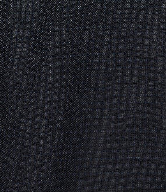Hickey Freeman Modern Fit Flat Front Mini Check Pattern 2-Piece Suit Product Image