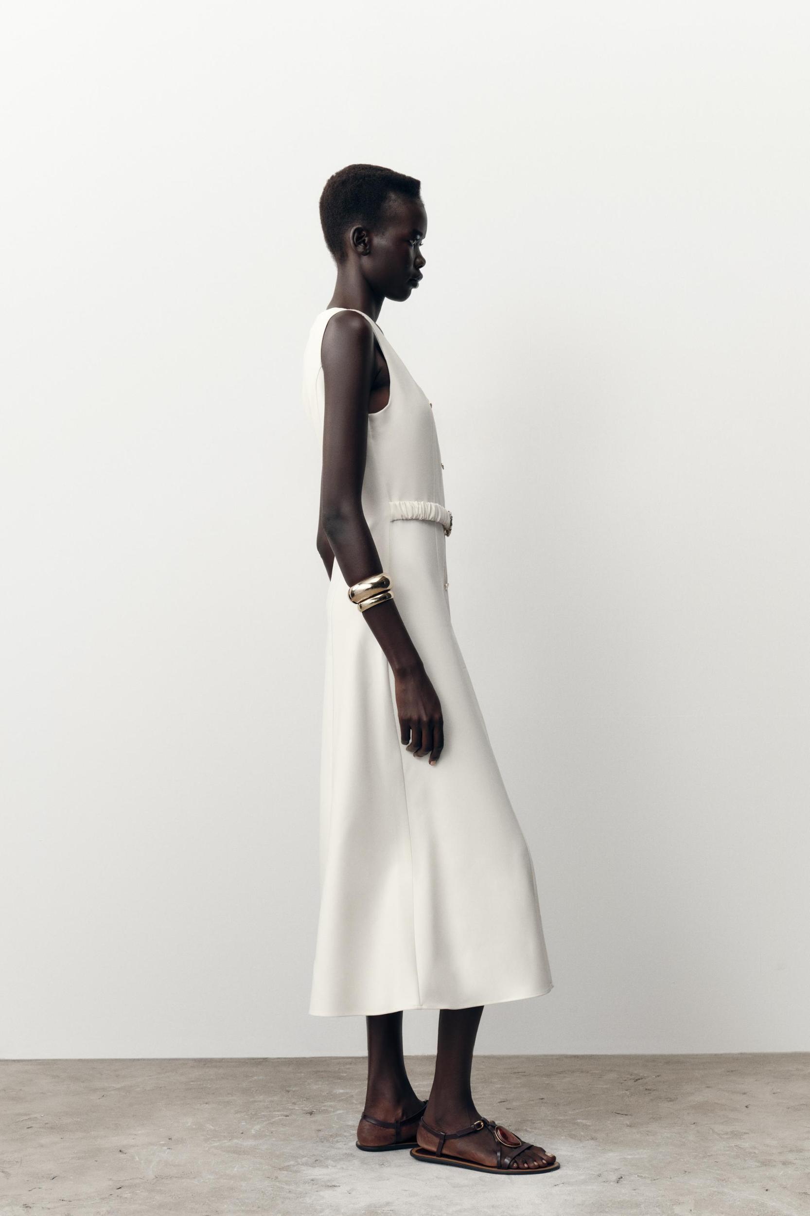 MIDI BELTED DRESS Product Image