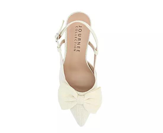 Journee Tailynn Womens Dressy Pumps Ivory Product Image