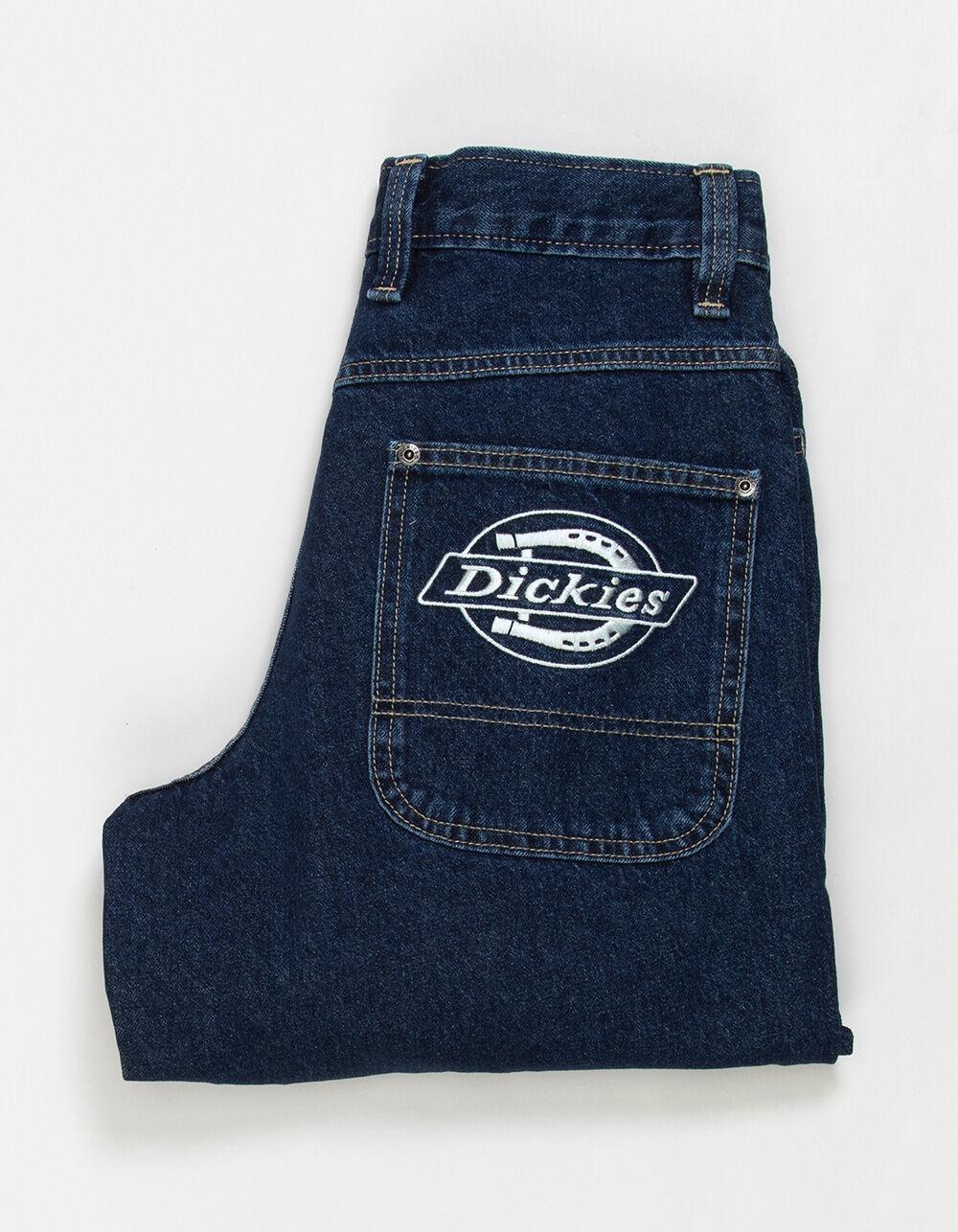 DICKIES Hilham Mens Baggy Jeans - Dark Wash Product Image