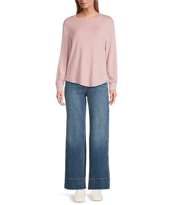 Westbound Long Sleeve Crew Neck Knit Tee Product Image