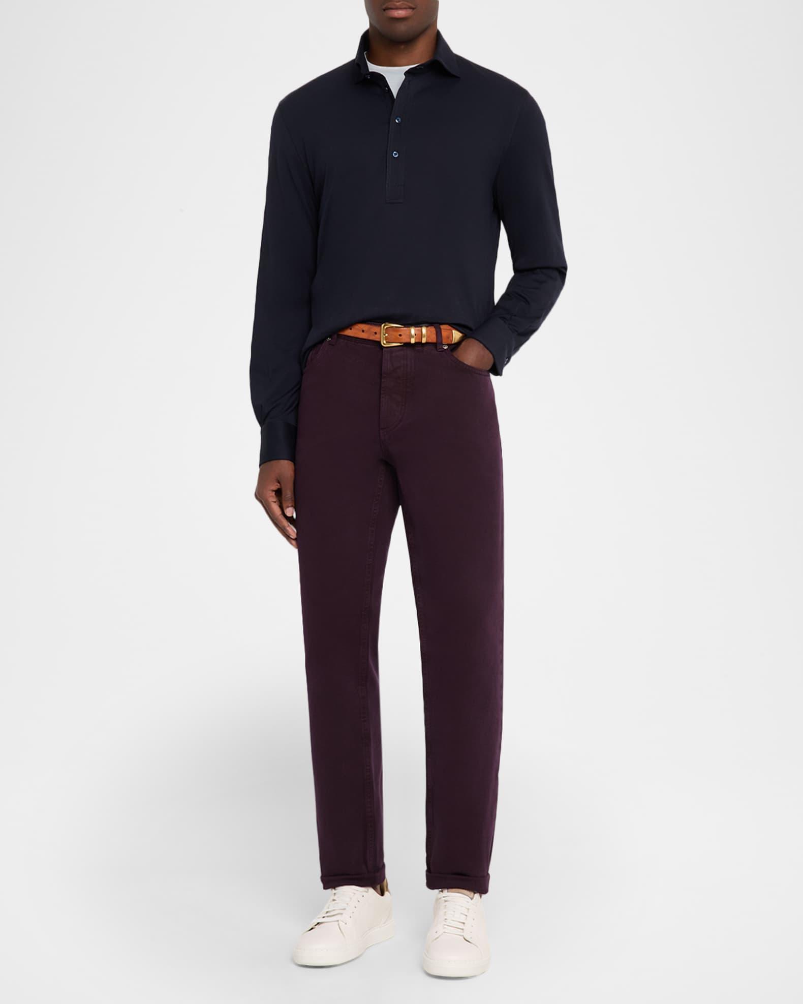 Men's Classic Fit Denim Five-Pocket Pants Product Image