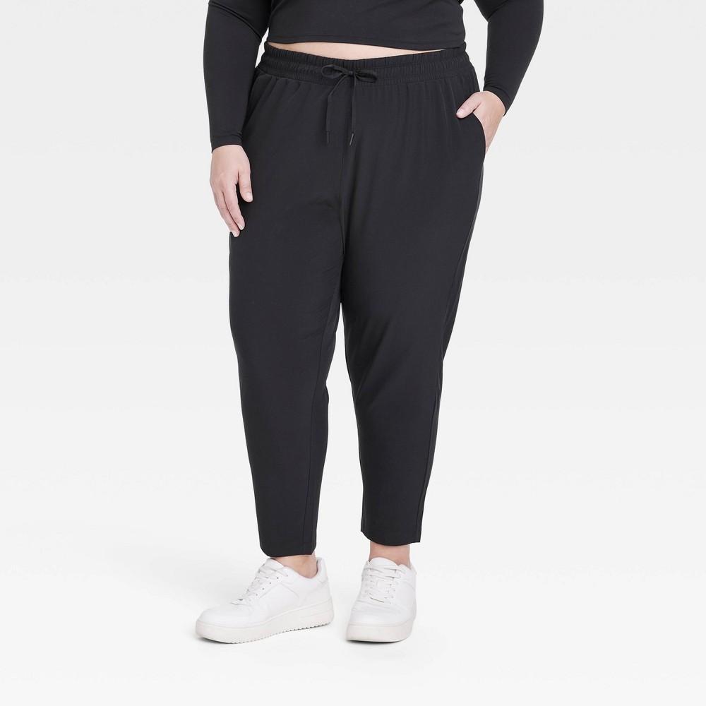 Women's Stretch Woven High-Rise Taper Pants - All In Motion™ Product Image