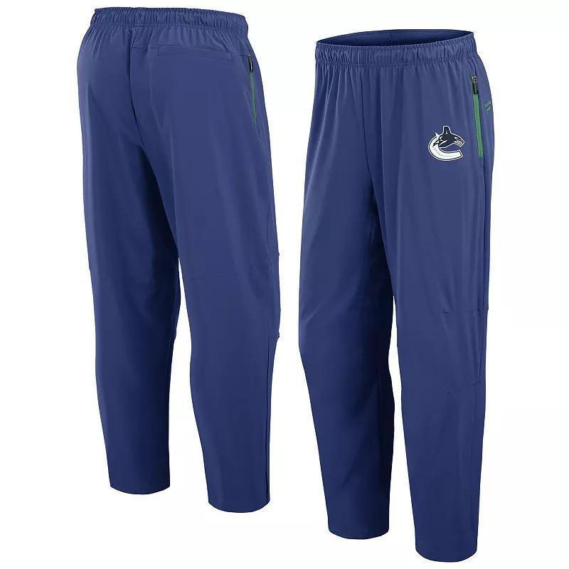 Men's Fanatics Blue Vancouver Canucks Authentic Pro Rink Pants, Size: 3XL, Cnk Blue Product Image