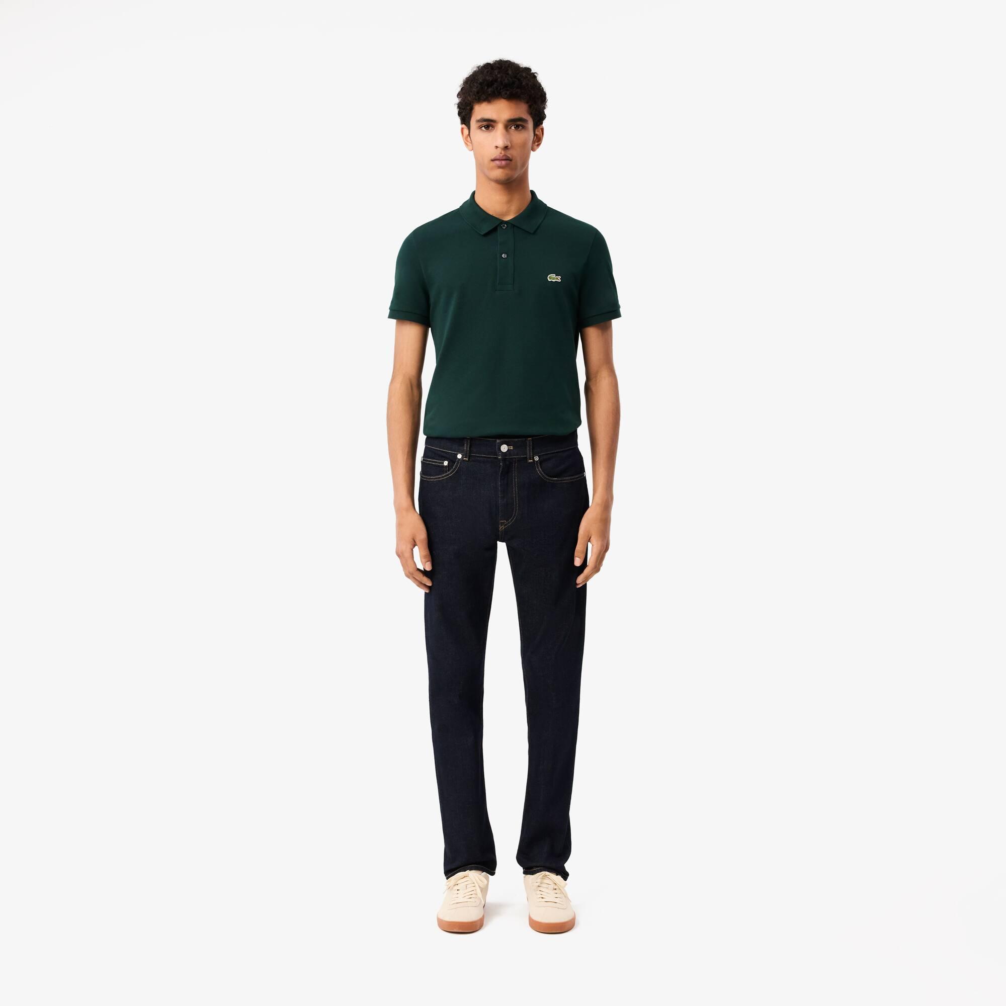 5 Pocket Slim Fit Indigo Jeans Product Image