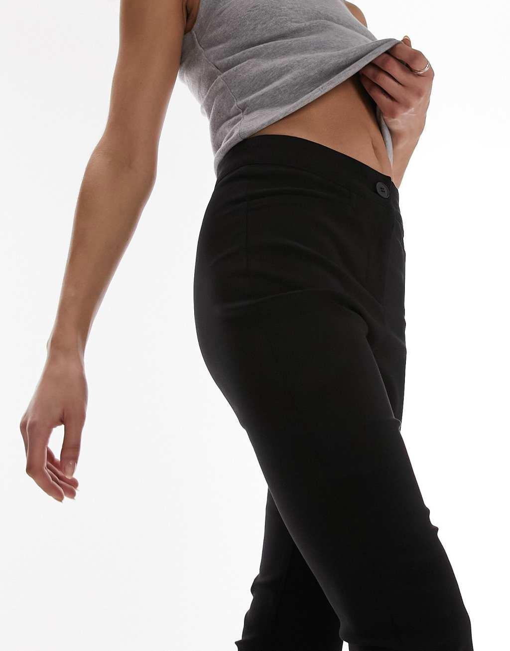 Topshop mid rise bengaline flares Product Image