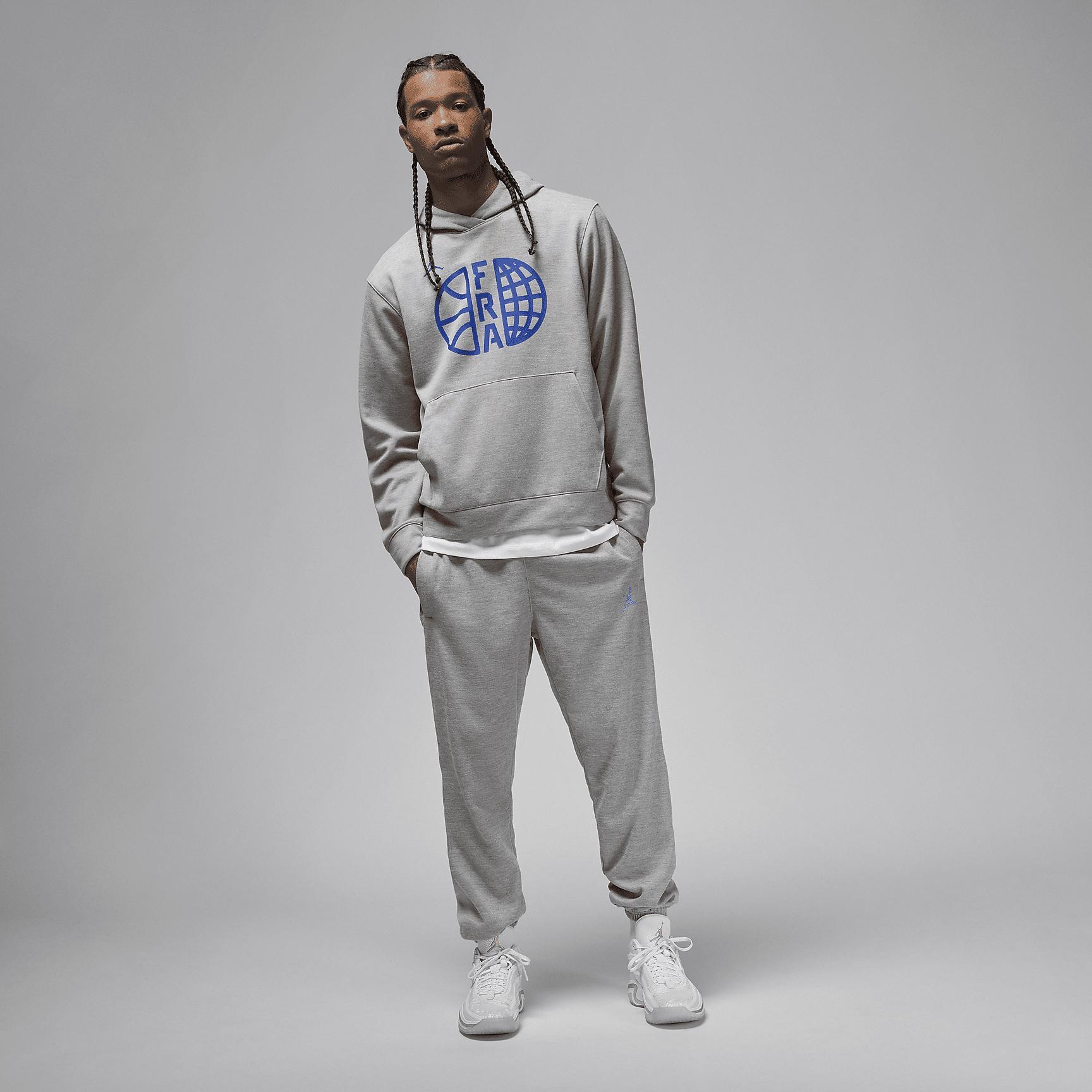 France Practice Men's Nike Basketball Fleece Hoodie Product Image