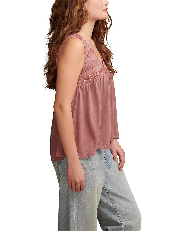 Ruched Shoulder Deep V Top Product Image