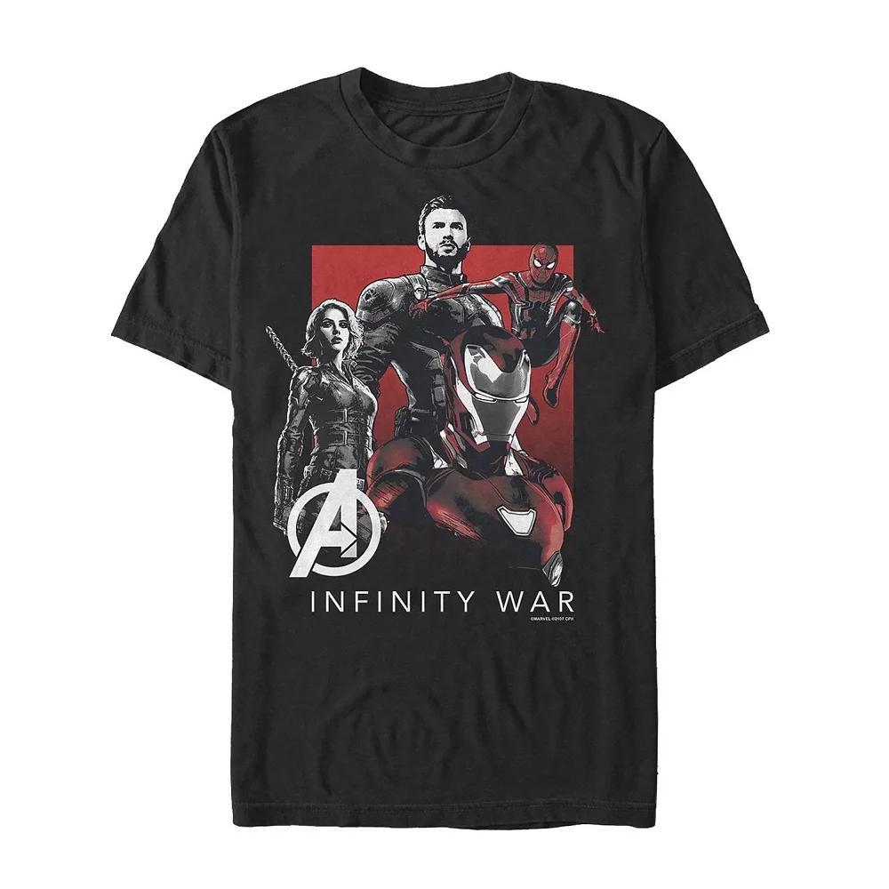 Men's Avengers Infinity War Group Tee, Size: Medium, Black Product Image