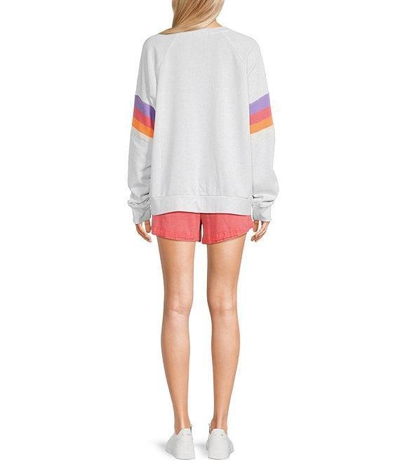 Rip Curl Las Dalias Raglan Sleeve Fleece Sweatshirt Product Image