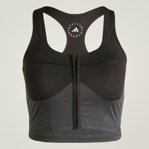 adidas by Stella McCartney Two-Tone Zipped Crop Top Product Image