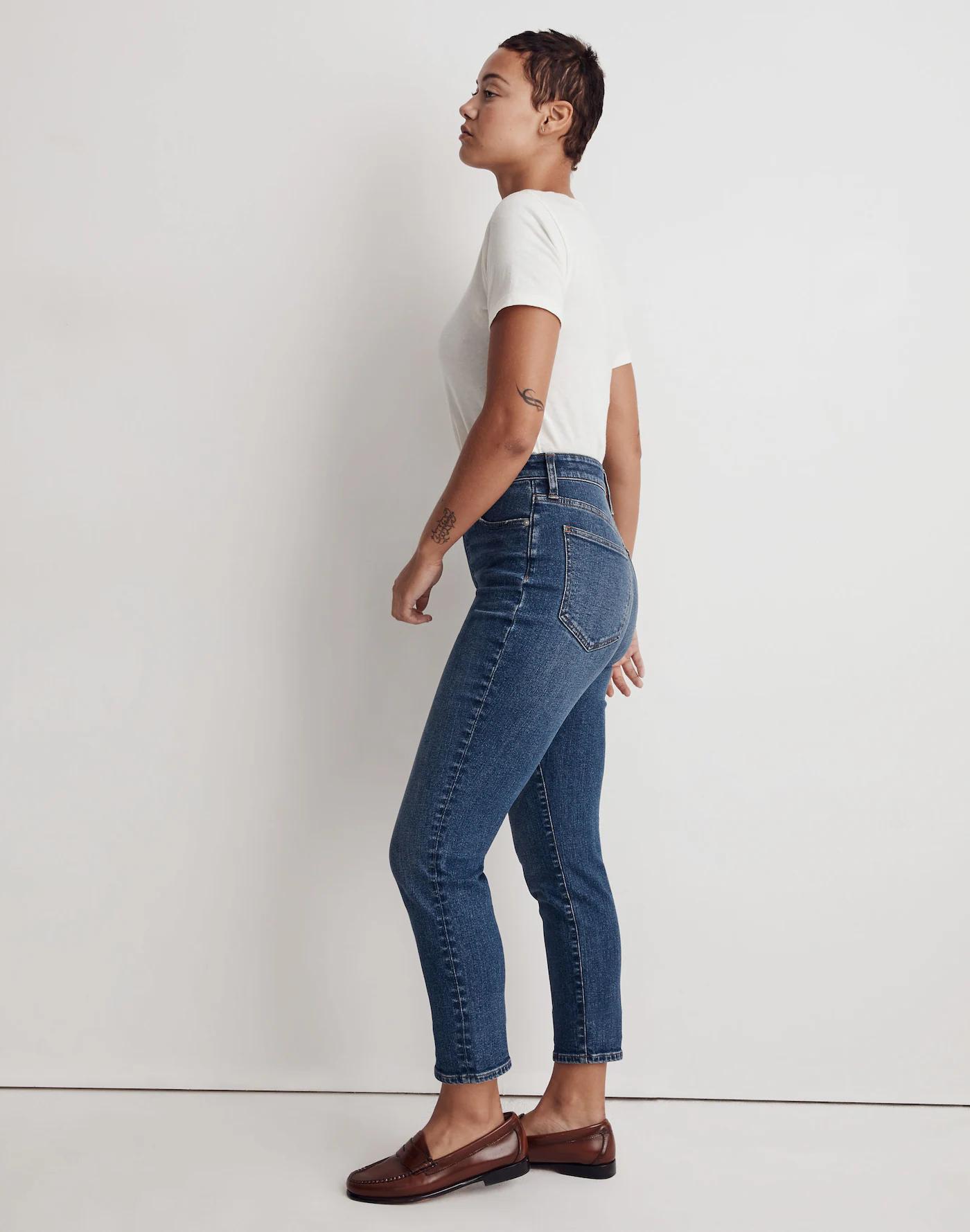 The Curvy Perfect Vintage Jean in Manorford Wash: Instacozy Edition Product Image
