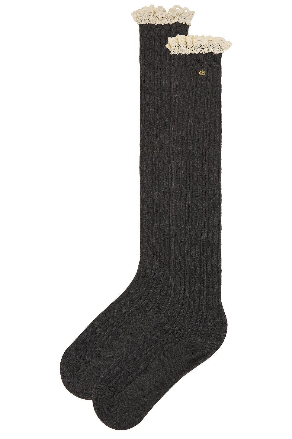 Victoria Knee High Sock Lele Sadoughi Product Image