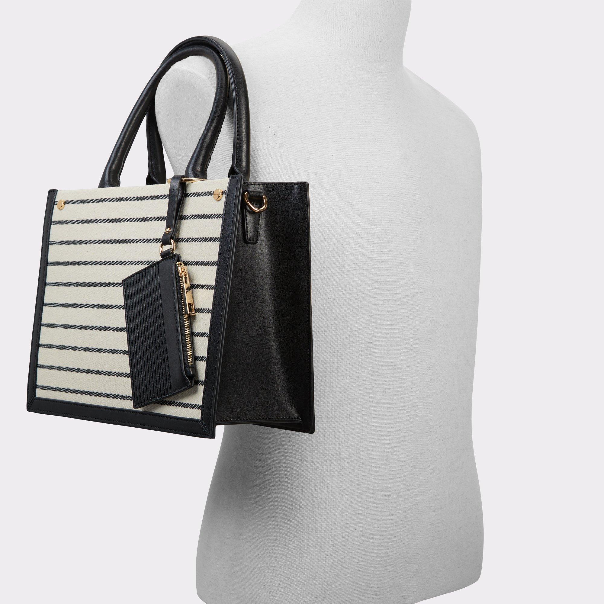 ALDO Daspiassx - Women's Tote Handbag - Black Combo Mixed Material Product Image