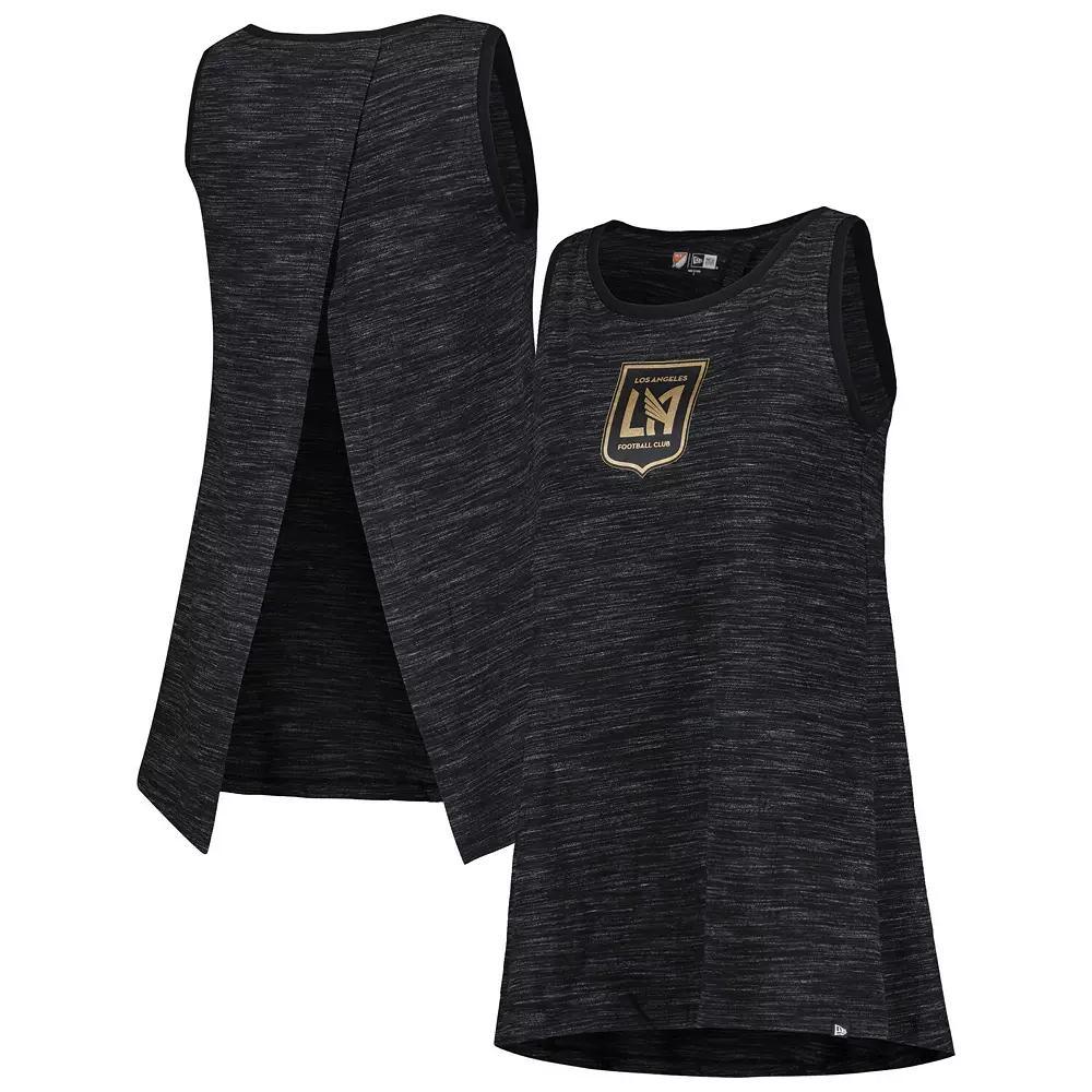 Women's 5th & Ocean by New Era Black LAFC Athletic Cross Back Tank Top, Size: Large, Lfc Black Product Image