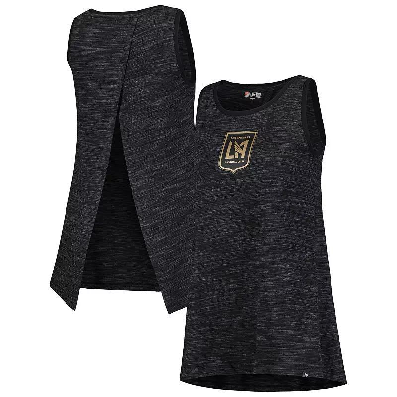 Women's 5th & Ocean by New Era Black LAFC Athletic Cross Back Tank Top, Size: Large, Lfc Black Product Image