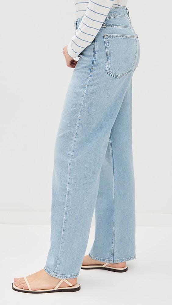 rag & bone Featherweight Logan Wide Leg Jeans | Shopbop Product Image